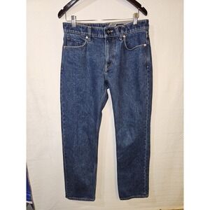 Men's Volcom Kinkade Jean medium wash classic straight leg denim size 30/31 EUC
